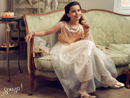 Souza! Sukienka Wizytowa Tiulowa Dorianne – elegancka sukienka dla dziewczynki