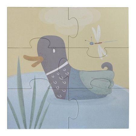 Little Dutch Puzzle 4 rodzaje zwierzątek Little Goose