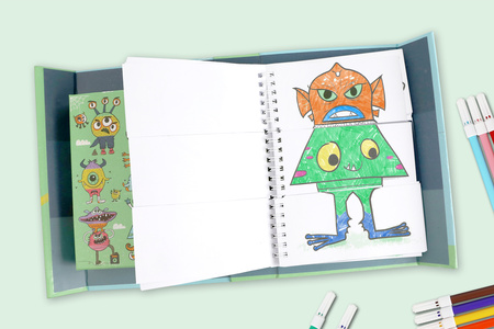 Tiger Tribe Zestaw Kolorowanek Potworki