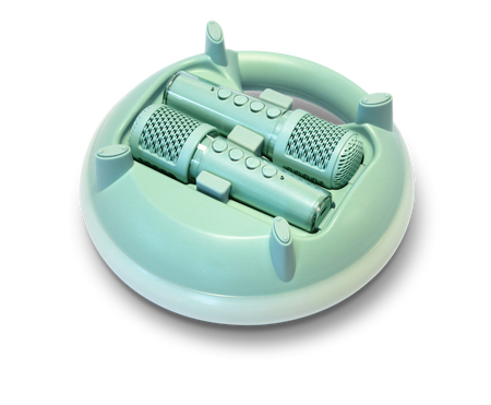 Kidywolf - karaoke dla dzieci, głośnik i 2 mikrofony