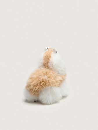 HUACAYA Puszysta alpaka Light Blonde Mix 24 cm