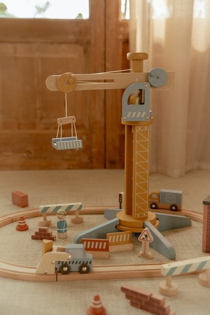 Little Dutch Dźwig drewniany budowlany