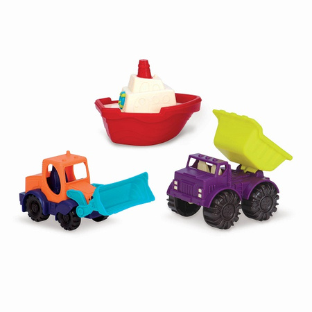 B.toys Zestaw 3 minipojazdów