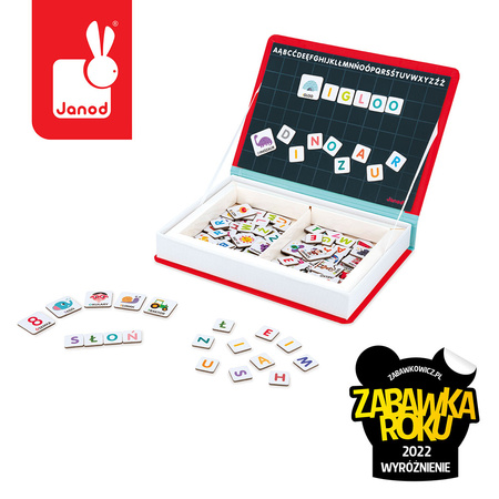 Janod Magnetyczna układanka Polski Alfabet Magnetibook
