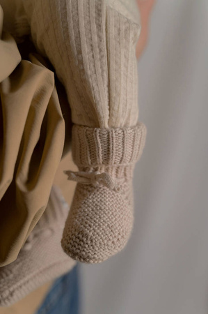 Lodger Buciki niechodki z wełny merino 100% 0-6 b