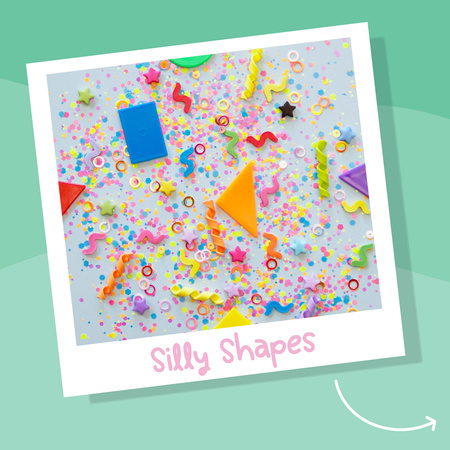 Glo Pals - KSZTAŁTY Fun Fillers Wkład, figurki, brokaty i barwniki do słoików, zabaw sensorycznych