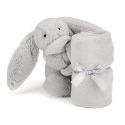 JellyCat króliczek szmatka srebrny 34cm
