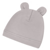 Samiboo Bambusowa czapeczka 0-3 Z USZAMI Szara