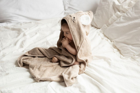 My Memi Bambusowy ręcznik powder pink - mouse