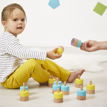 Janod – Gra Memory Dźwiękowe dla Dzieci 3+ | Sensoryczna Gra Pamięciowa