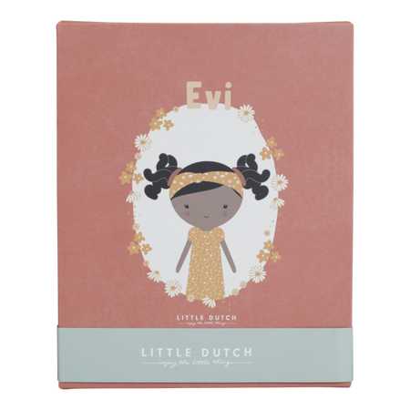 Little Dutch Lalka Evi 35 cm – miękka przytulanka w żółtej sukience