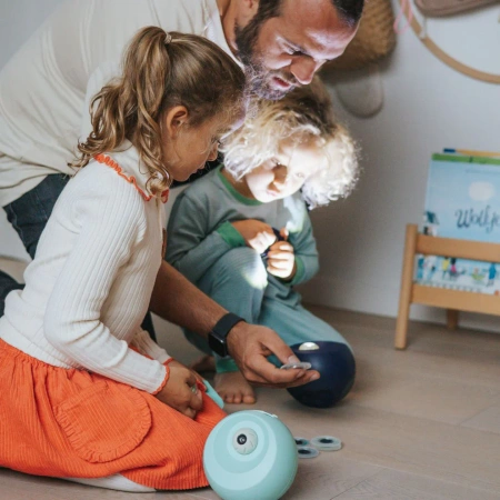 Kidywolf Projektor Ścienny Ocean Kidystar – projektor 360° z muzyką, Bluetooth i dyskami podwodnego świata