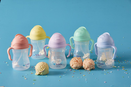 Bidon ze słomką 240 ml, Gelato Tutti Frutti, b.box