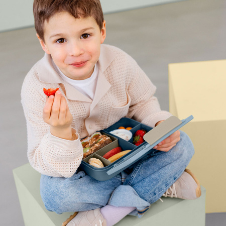 Lassig Lunchbox, śniadaniówka z przegródkami Pattern Party Blue/green