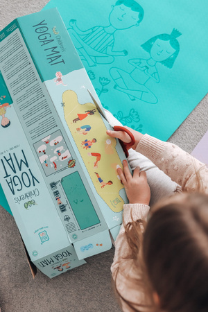 Buki Mata do jogi dla dzieci - fioletowa