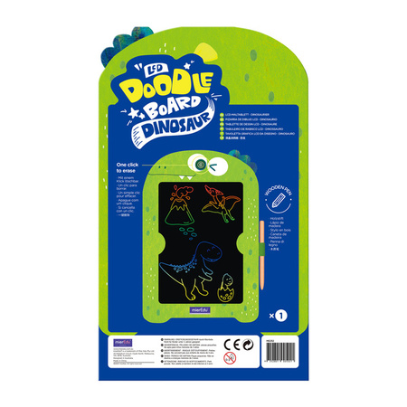 mierEdu Tablet graficzny LCD do rysowania - Dinozaur