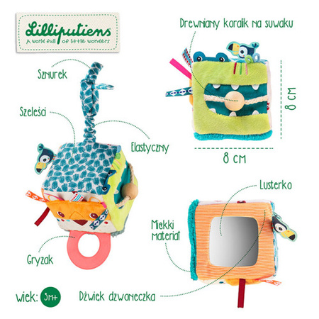 LILLIPUTIENS Kostka aktywizująca wielofunkcyjna 3+