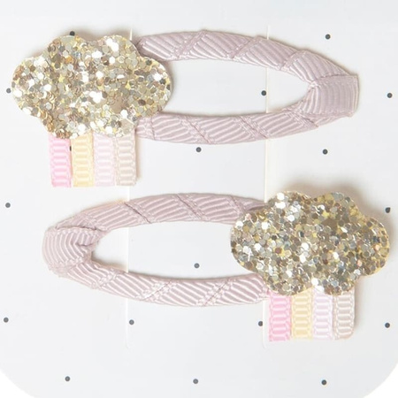 Rockahula Kids - 2 spinki do włosów Rainy Cloud