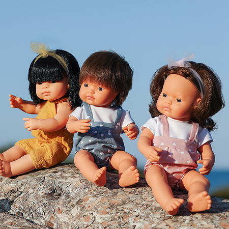 Miniland Lalka dziewczynka Europejka 38 cm Brązowe włosy My Friends & Me