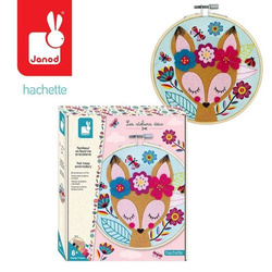 Janod Zestaw kreatywny Tamborek z filcowym obr. 8+