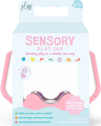 Glo Pals, Słoik sensoryczny do napełnienia wodą, kolor różowy, Bubble Gum