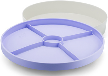 Jellystone, Tacka sensoryczna dla dzieci Play Tray 2w1Lilac, kolor fioletowy