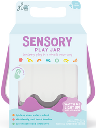 Glo Pals, Słoik sensoryczny do napełnienia wodą, kolor fioletowy