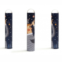 LONDJI Kalejdoskop dla dzieci, Moon, Księżyc - Edukacyjna zabawka optyczna dla dzieci od 3 lat