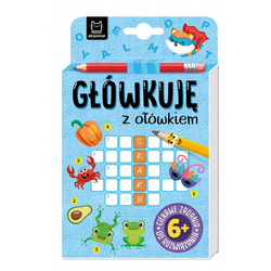 Główkuję z ołówkiem. Zadania, łamigłówki +6 Niebieska