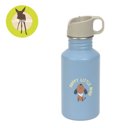 Lassig Bidon ze stali nierdzewnej z ustnikiem i uchwytem 500 ml Pattern Party Blue/green