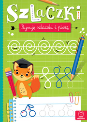 Szlaczki. Rysuję szlaczki i piszę, +5, książeczka edukacyjna do nauki pisania