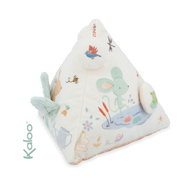 Kaloo Miękka piramida sensoryczna Petites Chansons – zabawka dla niemowląt 0m+