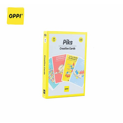 OPPI Zestaw 24 kart kreatywnych Piks 3+