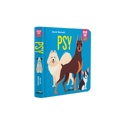 Psy pop-up – interaktywna książka przestrzenna o psach dla dzieci 3+