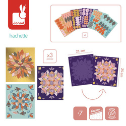 Janod Zestaw kreatywny Mandale Natura 7+