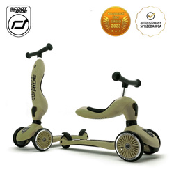 SCOOTANDRIDE 2w1 hulajnoga 1-5 lat Olive