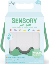 Glo Pals, Słoik sensoryczny do napełnienia wodą, kolor zielony