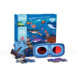 mideer Sekretne puzzle z okularami 3D mideer –Ocean (35 el.)