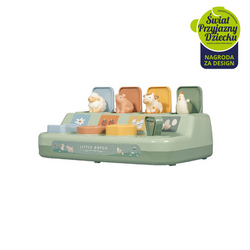 Little Dutch Pop-up Little Farm – interaktywna zabawka edukacyjna dla niemowląt 8m+