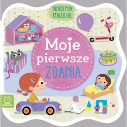Akademia maluszka. Moje pierwsze zdania, edukacyjna książeczka dla dzieci 0-3