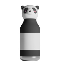 Asobu Bestie - Butelka termiczna, bidon ze słomką Panda 460 ml