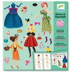 Djeco Zestaw kreatywny z naklejkami MODA