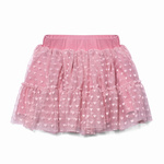 Manufaktura Falbanek spódnica serce j.b.róż128/134