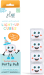 Glo Pals, Kostki sensoryczne świecące w wodzie Party Pal - zabawka kąpielowa, wielokolorowa