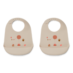 Liewood Tilda Silicone Bib 2-pack śliniak urodziny