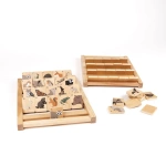 Egmont Toys – Gra drewniana „Kim jestem?” Zgadywanka edukacyjna dla dzieci