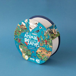 LONDJI Puzzle z grą obserwacyjną Animal Planet