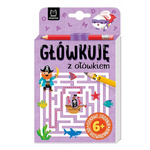 Główkuję z ołówkiem. Zadania, łamigłówki +6 Fioletowa