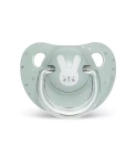 Smoczek anatomiczny silikonowy Premium 0-6m Królik miętowy