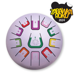 Bębenek językowy Tambu - Lawendowy Matowy 11 tonów | Instrument dla dzieci i dorosłych
